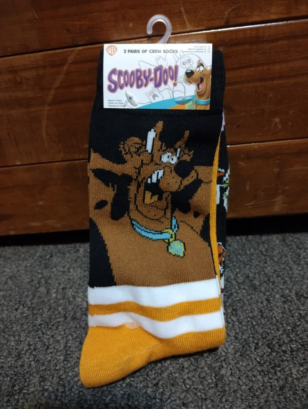 Scooby-Doo Women's Crew Socks 2 Pair